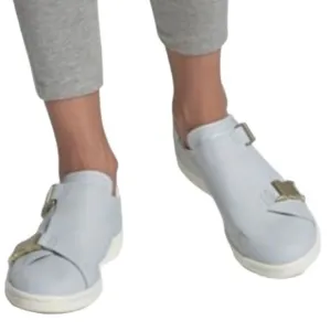 ADIDAS Originals Stan Smith Buckle Sneakers Blue Leather Shoes Women's WOMAN'S 6