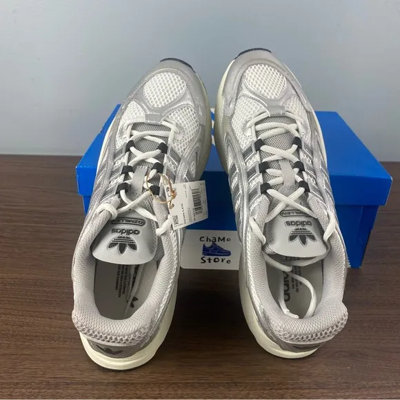 Adidas Ozmillen Athletic White Silver Shoes Sneakers IF4015 Men's Sz