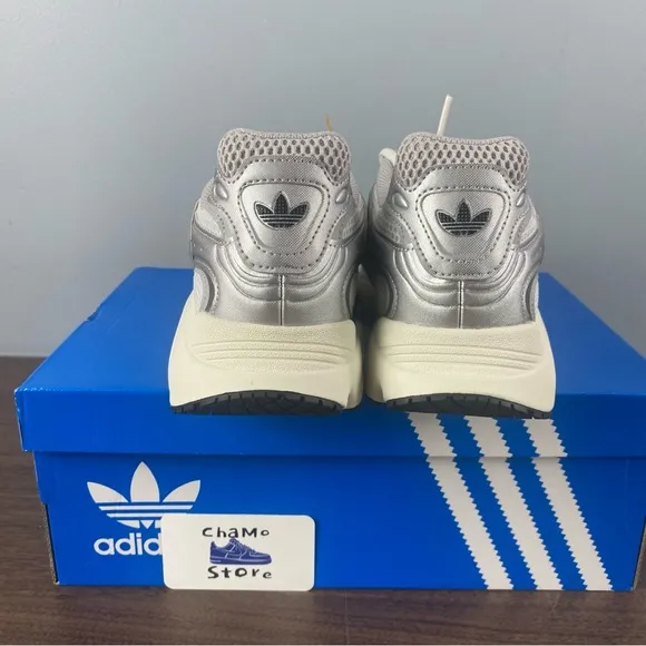Adidas Ozmillen Athletic White Silver Shoes Sneakers IF4015 Men's Sz