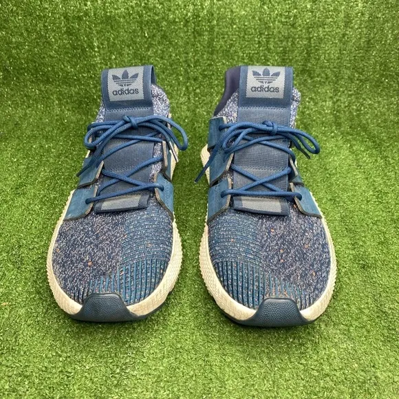 ADIDAS Prophere Teal White Athletic Knit Shoes Size Men's 12 Excellent Cond