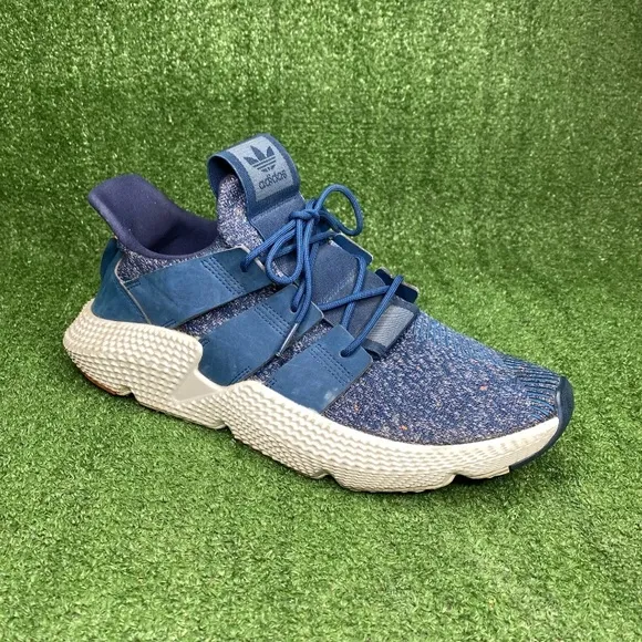 ADIDAS Prophere Teal White Athletic Knit Shoes Size Men's 12 Excellent Cond