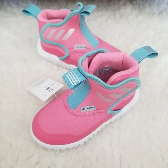 ADIDAS Rapidazen Winter Ready Toddler Girl Ankle Boots Pink Size 8.5