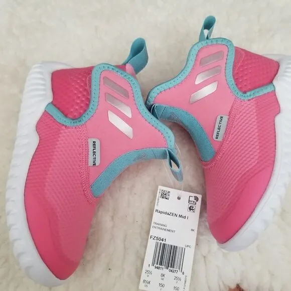 ADIDAS Rapidazen Winter Ready Toddler Girl Ankle Boots Pink Size 8.5