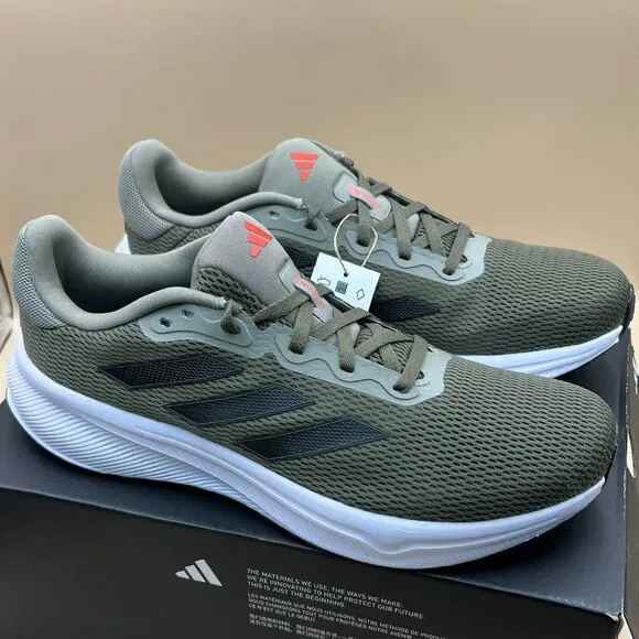 Adidas Response Running Shoes Men's Size 10.5 &amp; 8.5 Olive Strata