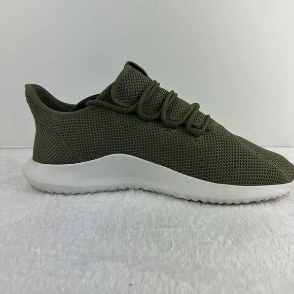 Adidas Running Shoes Tubular Shadow Knit Trainers AC7014 Olive Green Size‎ 12