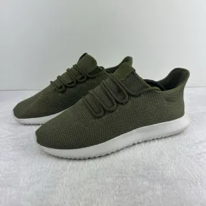 Adidas Running Shoes Tubular Shadow Knit Trainers AC7014 Olive Green Size‎ 12