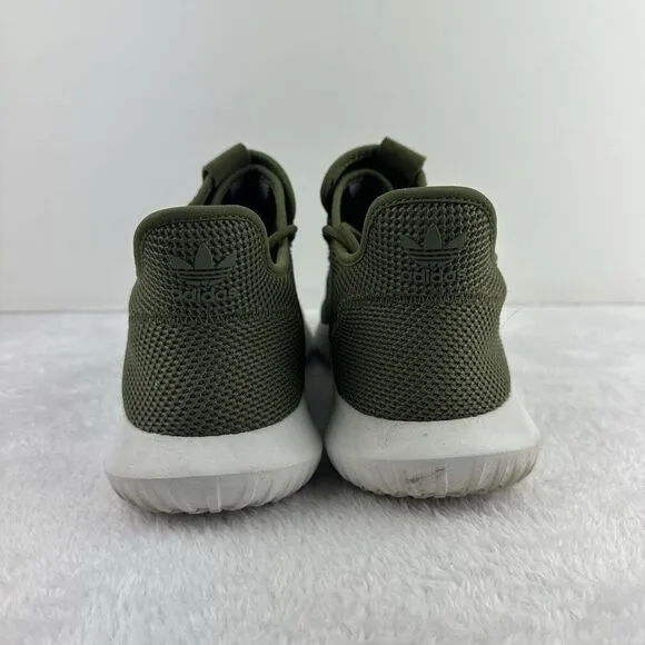 Adidas Running Shoes Tubular Shadow Knit Trainers AC7014 Olive Green Size‎ 12