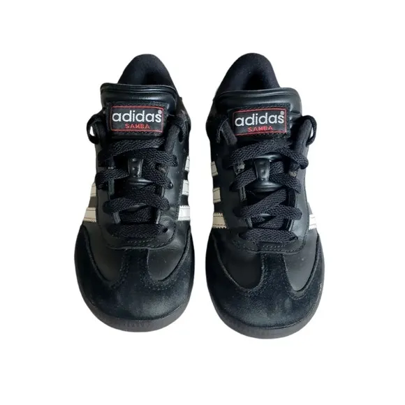 Adidas Samba Kids Size 13.5 Shoes Classic Core Black White Sneakers