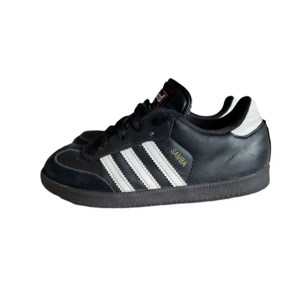 Adidas Samba Kids Size 13.5 Shoes Classic Core Black White Sneakers