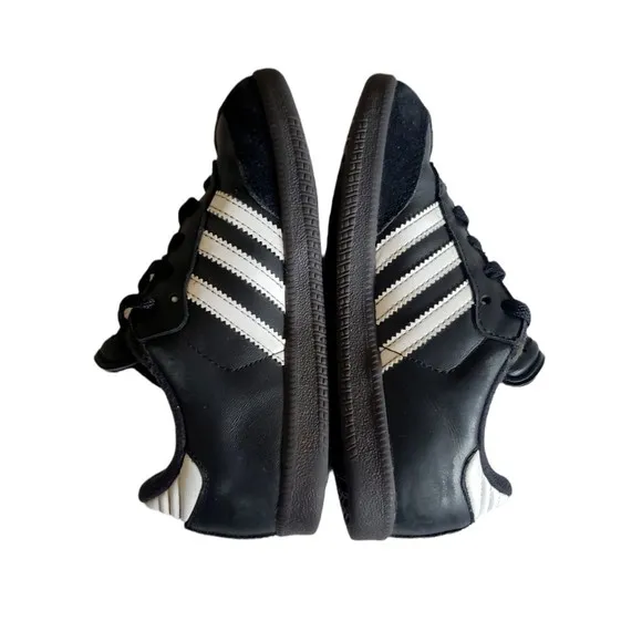 Adidas Samba Kids Size 13.5 Shoes Classic Core Black White Sneakers