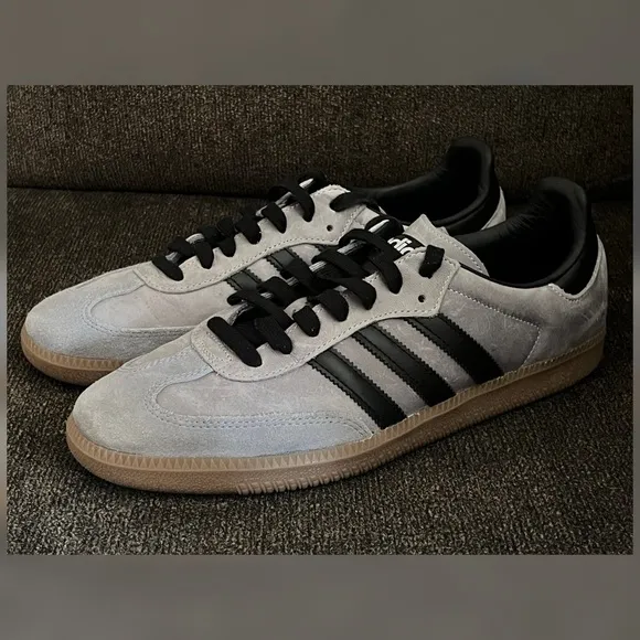 Adidas Samba OG IE9164 Halo Silver Color Men’s-Size 10