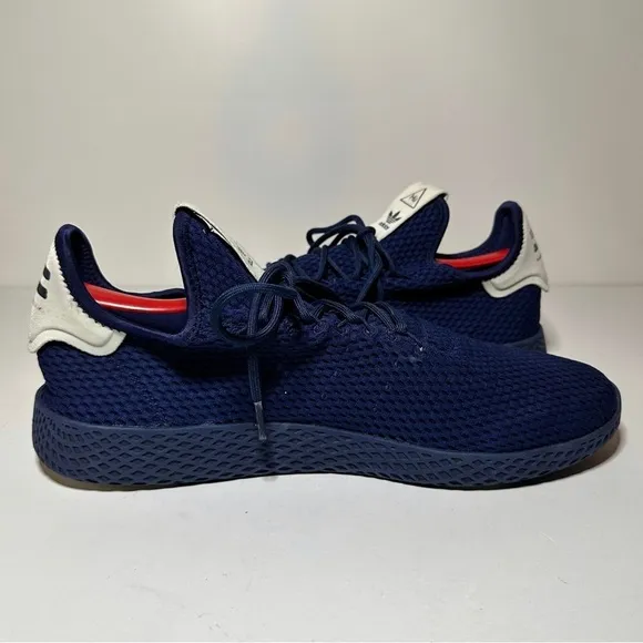 Adidas Shoes Mens Size 13 Pharrell Williams Pw Tennis Hu Sneakers Blue (31 Box 4