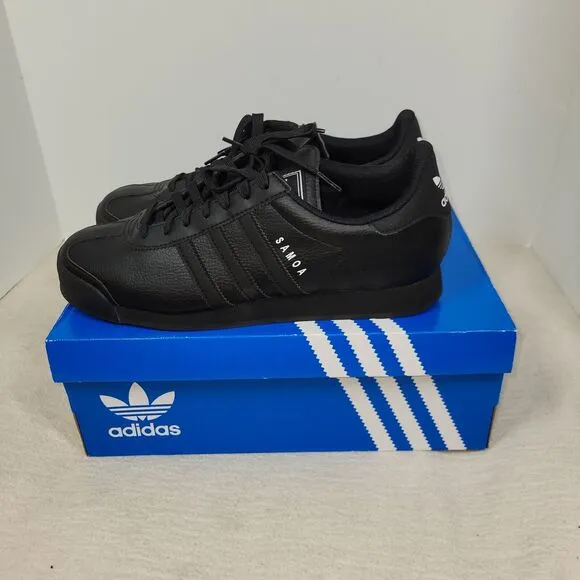 Adidas Shoes Mens Size 9.5 Black Originals Samoa Core Black FV609 2 Athletic