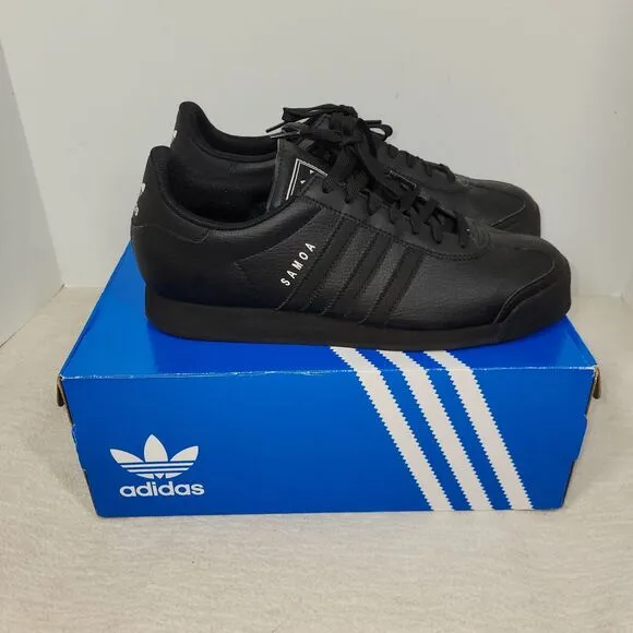 Adidas Shoes Mens Size 9.5 Black Originals Samoa Core Black FV609 2 Athletic