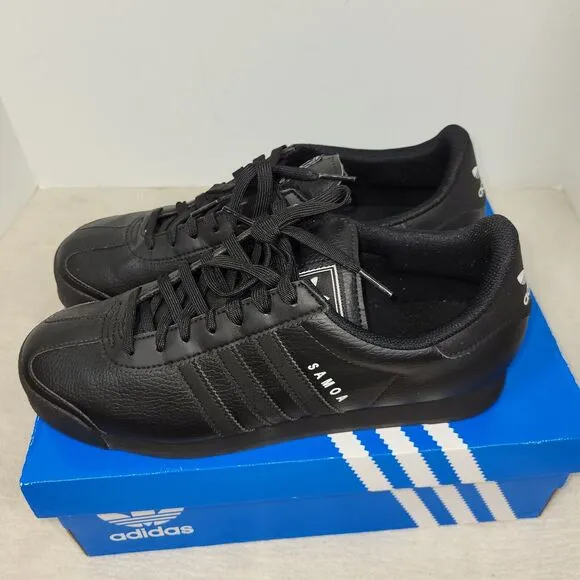 Adidas Shoes Mens Size 9.5 Black Originals Samoa Core Black FV609 2 Athletic