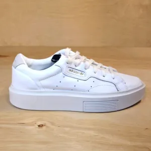 Adidas Sleek Super Footwear White Leather Shoes