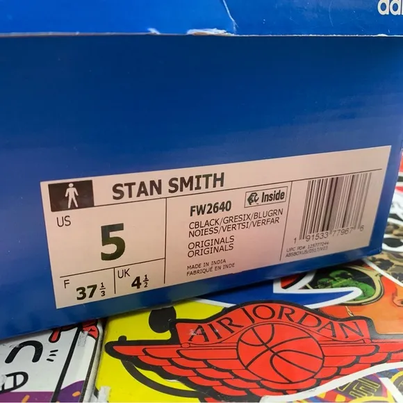 Adidas Stan Smith Mint   Suede 5 Mens / 6.5 Womens