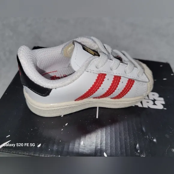 ADIDAS * Star Wars Superstar El I * SIZE 3 * Baby Shoes * The Dark Side *