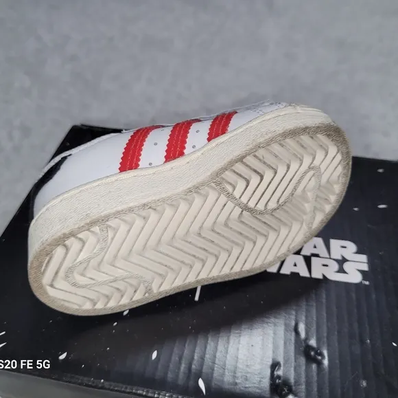 ADIDAS * Star Wars Superstar El I * SIZE 3 * Baby Shoes * The Dark Side *