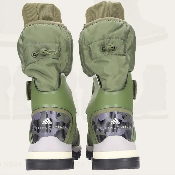 Adidas Stella McCartney Green Winter Boots