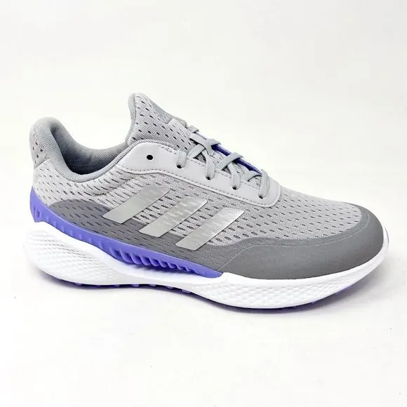 Adidas Summervent Grey Silver Purple Womens Spikeless Golf Shoes GV9749