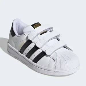 Adidas Superstar Sneakers Shoes White Black Size 7 toddler