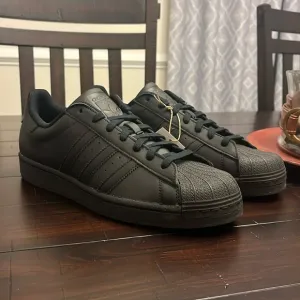 Adidas Superstar Triple Black shoes sneakers EG4957 new Mens Size 11.5