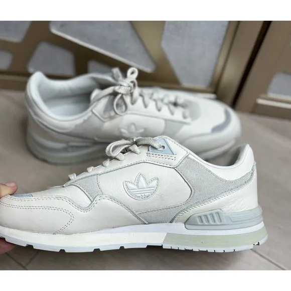 adidas Treziod Gray White GY0729 Size 9 Men Leather / Suede Sneakers Shoes