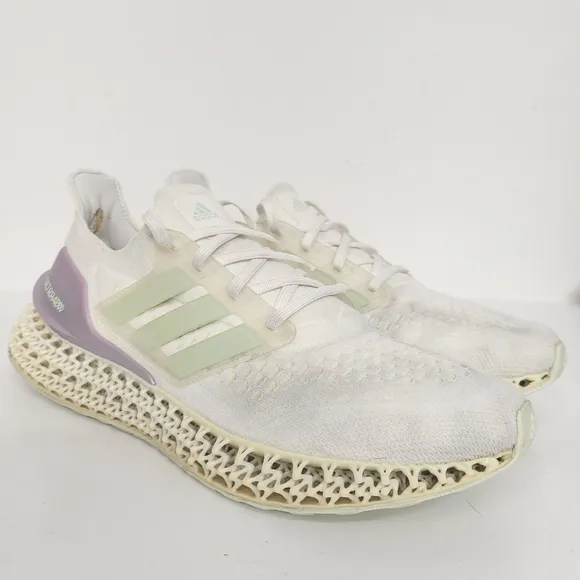 adidas Ultra 4DFWD Running women's Shoes GX6634 CloudWhite/Linen Green