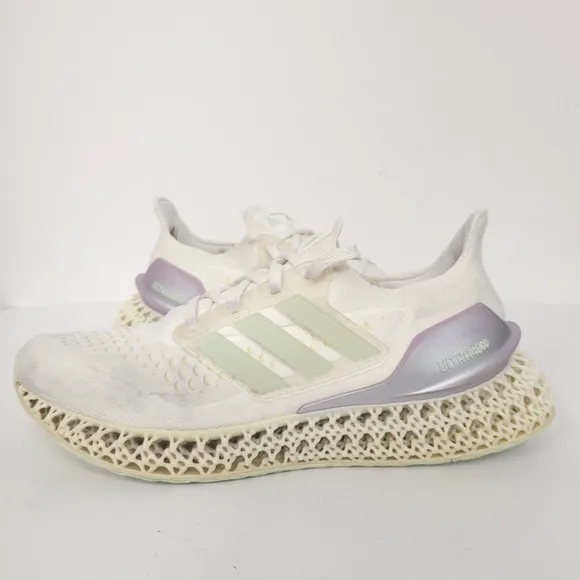 adidas Ultra 4DFWD Running women's Shoes GX6634 CloudWhite/Linen Green