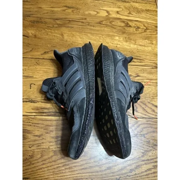 Adidas Ultra Boost S&amp;L Mens Size 11.5 Black Granite Reflective Suede EF1361