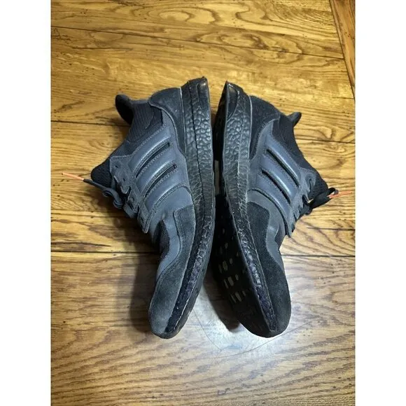 Adidas Ultra Boost S&amp;L Mens Size 11.5 Black Granite Reflective Suede EF1361