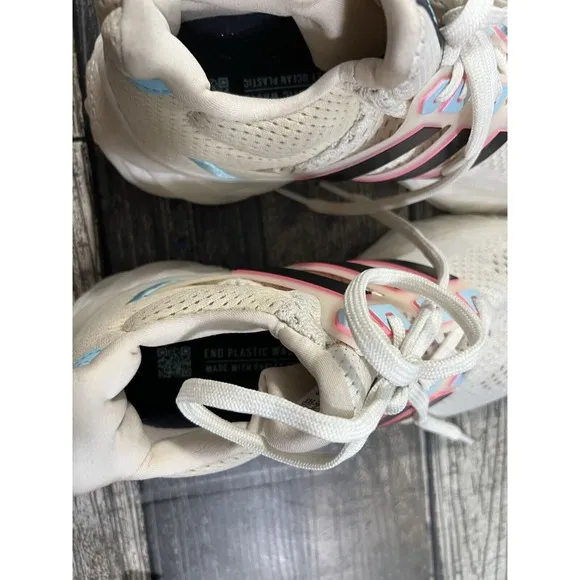 Adidas Ultra Boost Web DNA Men's Size 9 US GX2131 White Lace Up Athletic Shoes