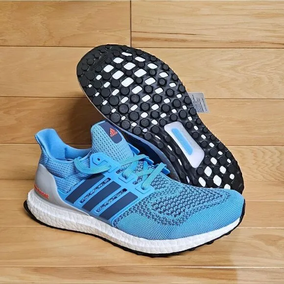 Adidas Ultraboost 1.0 Size 9.5 Semi Blue Burst ID5878 Running Sneaker Shoes
