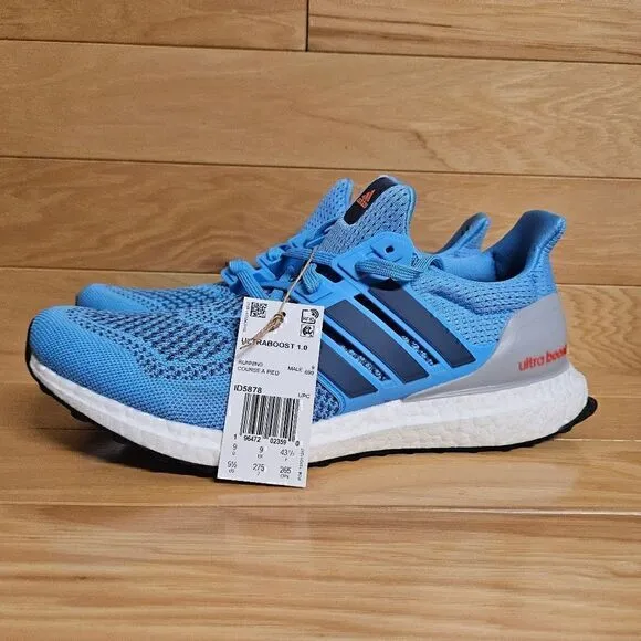 Adidas Ultraboost 1.0 Size 9.5 Semi Blue Burst ID5878 Running Sneaker Shoes