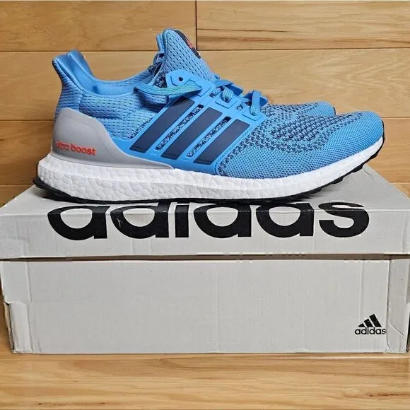Adidas Ultraboost 1.0 Size 9.5 Semi Blue Burst ID5878 Running Sneaker Shoes