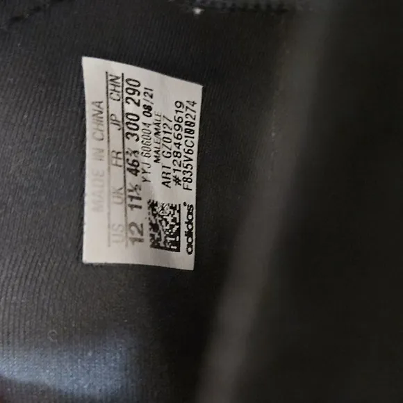 Adidas Ultraboost Black Running Shoes Size 12