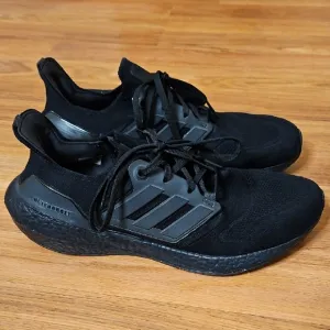 Adidas Ultraboost Black Running Shoes Size 12