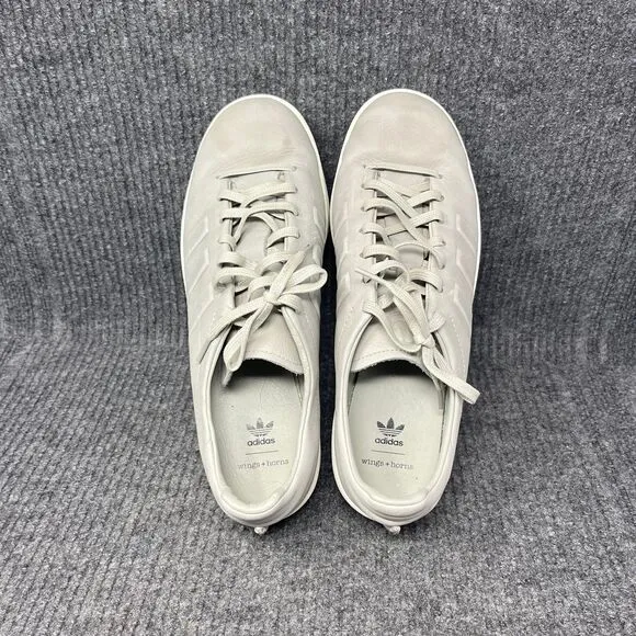 Adidas Wings &amp; Horns Campus Sesame Grey Athletic Shoes Men’s 10 CG3752