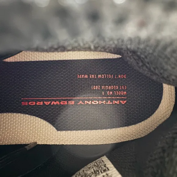 Adidas x Anthony Edwards A.E. 1 Red and Black Athletic Sneakers