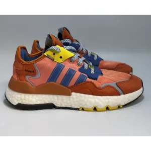 adidas X Ninja Nite Jogger Shoes Orange Sz 4.5 Youth Running Sneakers Colorful