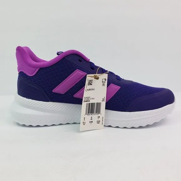 Adidas X_PLRPATH K Girl Sz 6.5Y Womens Sz 7.5 Purple Pink Athletic Sneaker Shoes