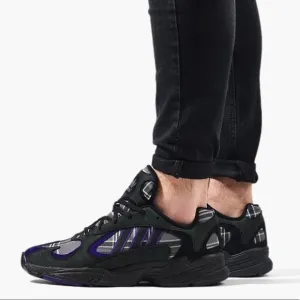 Adidas Yung-1 Purple Plaid Sneaker Size 11 Men