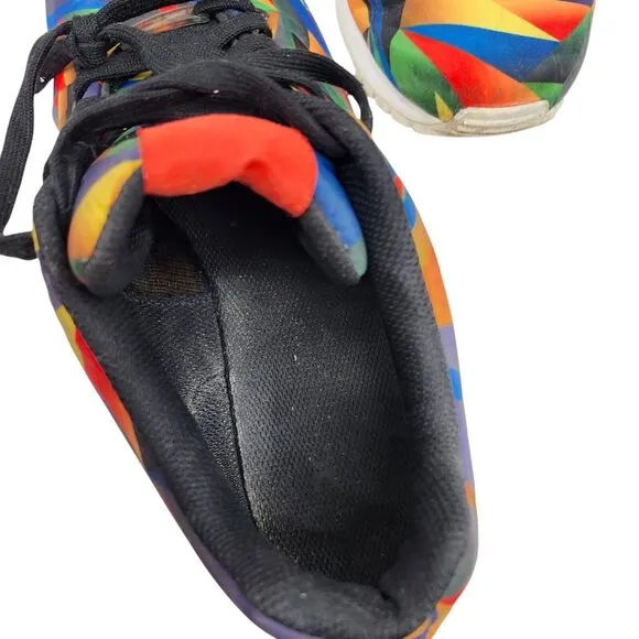 Adidas ZX FLUX Torsion Mens 10.5 Athletic Shoes Colorful Geometric Pattern