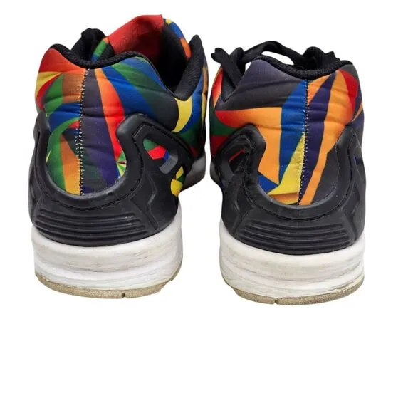Adidas ZX FLUX Torsion Mens 10.5 Athletic Shoes Colorful Geometric Pattern