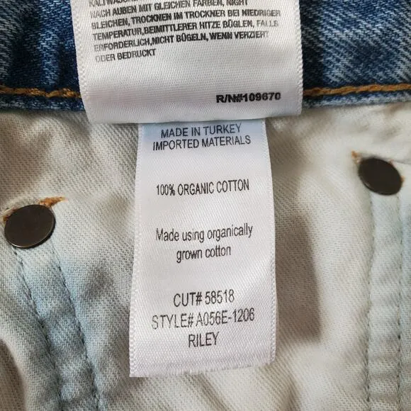 Agolde Riley High Rise Jeans Escalate 27 / 4