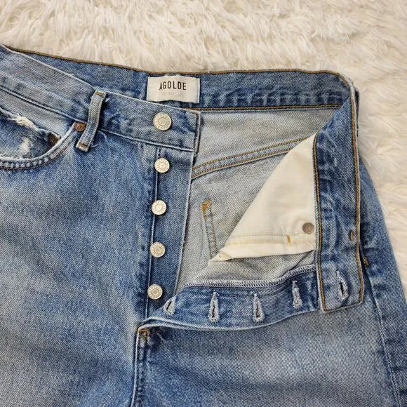 Agolde Riley High Rise Jeans Escalate 27 / 4