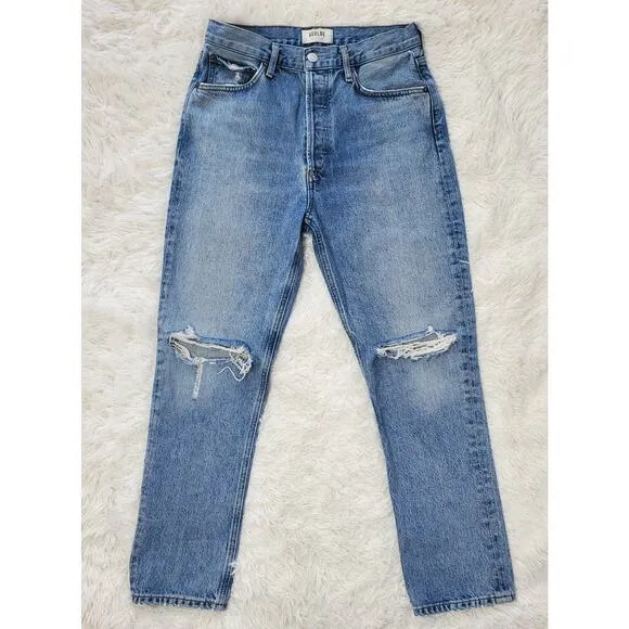Agolde Riley High Rise Jeans Escalate 27 / 4