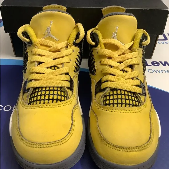 Air Jordan 4 Lightning Toddler Size 13c.