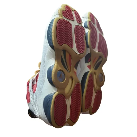 Air Jordan 6 Rings sneakers shoes championship varsity red wheat navy 12